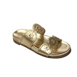 NEW JACK ROGERS women's lauren sandal in platinum
